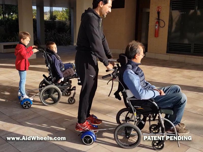 wheelchair hoverboard electric mobility
