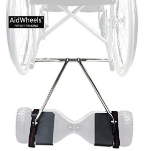 Adaptador de patinete electrico hoverboard para silla de ruedas Quickie Iris