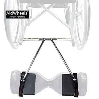 Adaptador de patinete electrico hoverboard AidWheels by Mooevo para silla de ruedas Quickie Iris