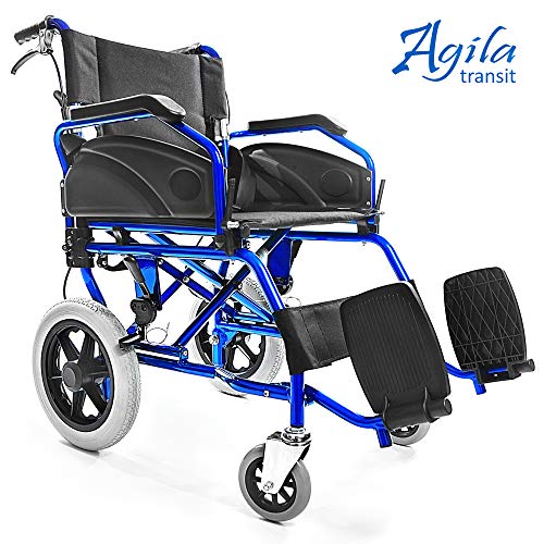 Silla de ruedas manual AESI para discapacitados y mayores AGILA TRANSIT