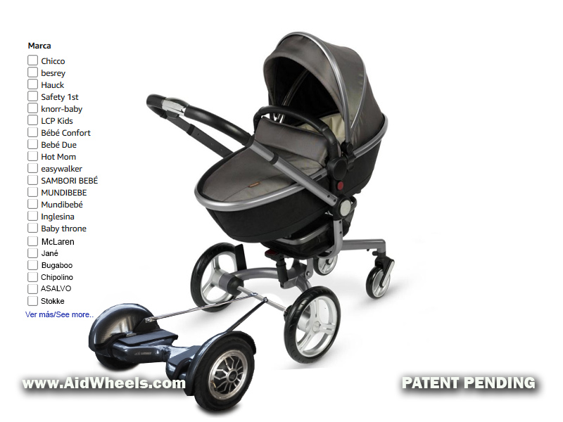 Baby stroller electric power attachment