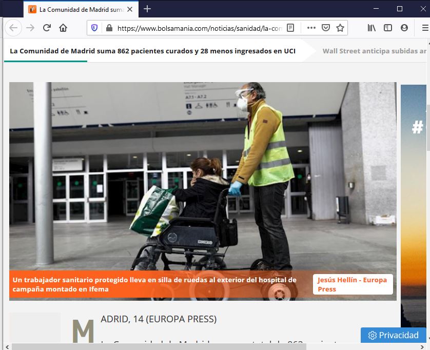 IFEMA silla de ruedas motor electrico acompañante Madrid Spain