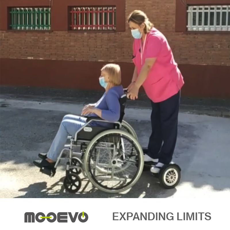 AidWheels by Mooevo HoverPusher para Silla de ruedas eléctrica Plegable Cenit Mobiclinic