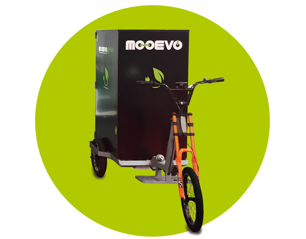 Triciclo eléctrico para entregas motorizado