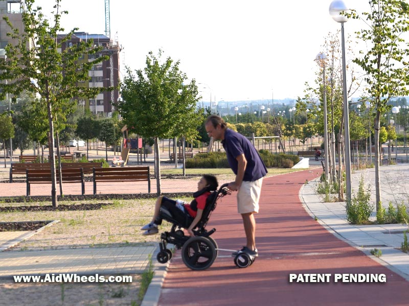 silla ruedas hoverboard para fundaciones paralisis cerebral